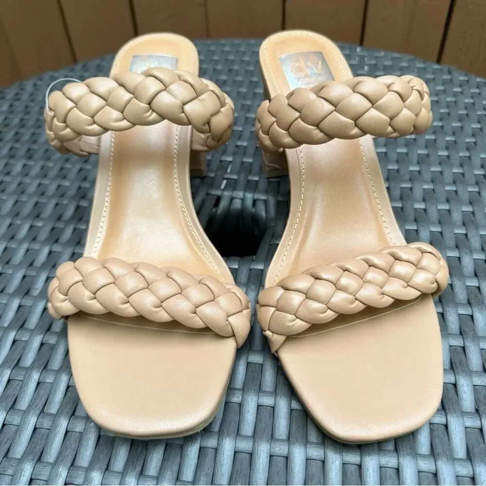 Dolce Vita | NWOB Harvey Tan Block Heels Size 9.5